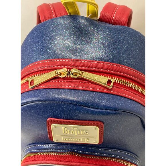 The Beatles Loungefly Sgt. Peppers Lonely Hearts Club Band Mini Backpack NWT - Picture 4 of 16